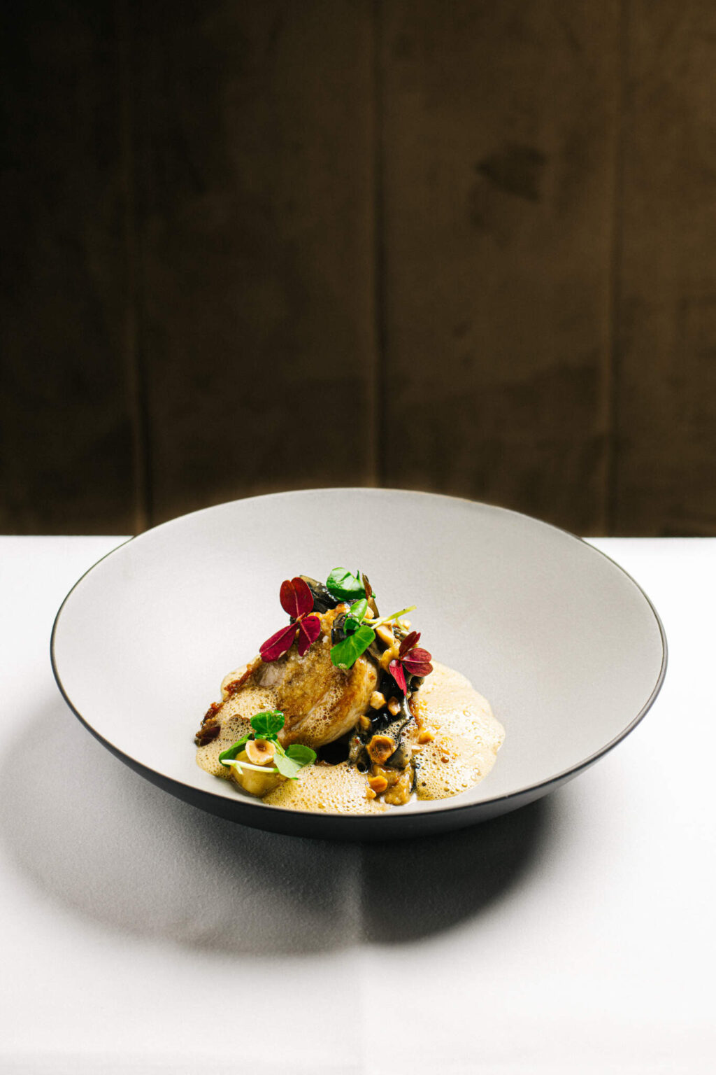 Brasserie dish with chicken, mushrooms and herbs at Harry’s Maastricht